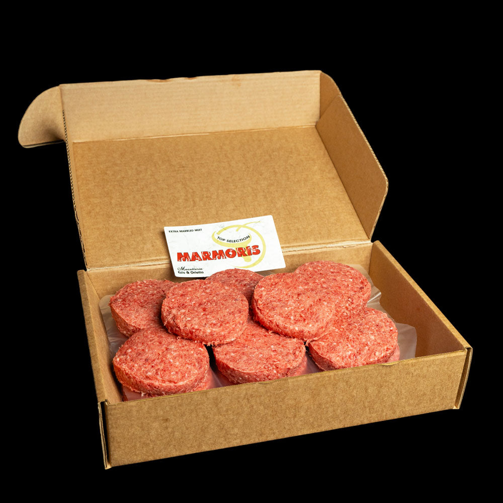 Maxi Burger da 250gr 5 pezzi - Certificato Marmoris